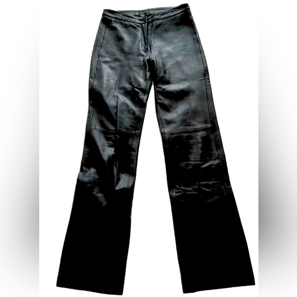 Vintage BCBG Max Azria Leather Pants (fully lined) in Size 2